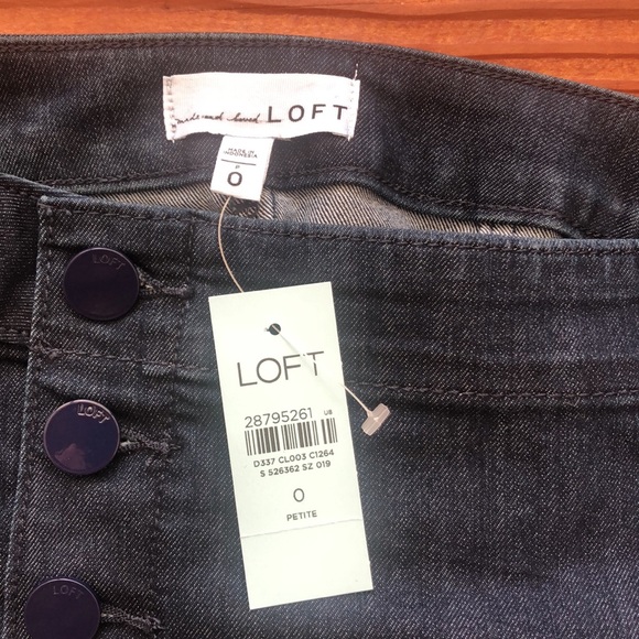 LOFT Denim Sailor Skirt - Picture 4 of 6